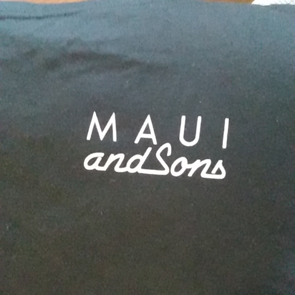 Maui and Sons Classic Cookie Logo BLACK T-shirt Small - Picture 4 of 7